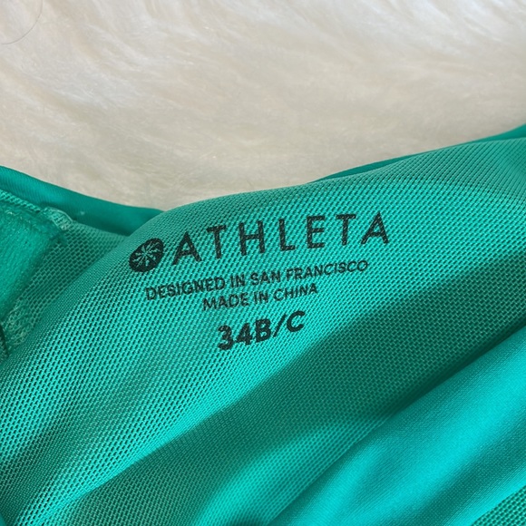 Athleta Maldives Vintage Floral Bikini Top Size 34B/C - Picture 6 of 11